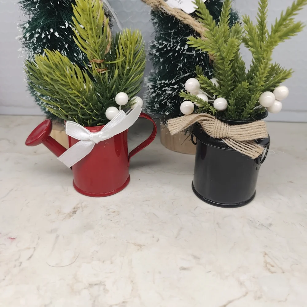 2 Wondershop Target Christmas Tree Ornaments Gardening Water Can/ Milk Jug O